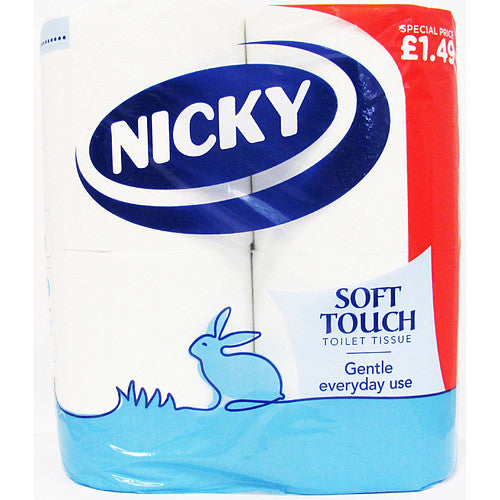 Nicky Soft Touch PM £1.49 (4Roll × 10 × 1)