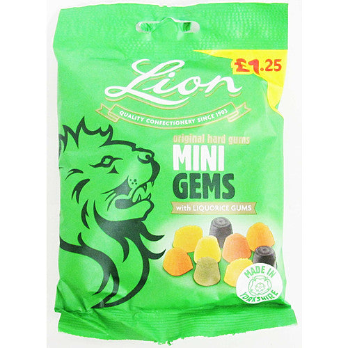 Lion Mini Gems PM £1.25 (130g × 12 × 1)