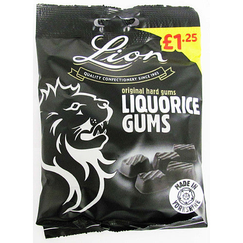 Lion Liquorice Gums PM £1.25 (130g × 12 × 1)
