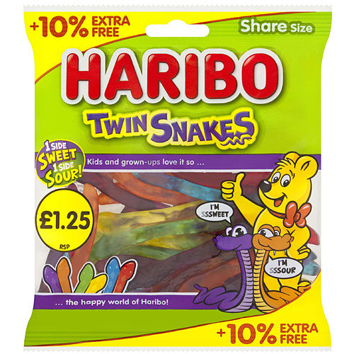 HARIBO Twin Snakes (154g × 12 × 1)