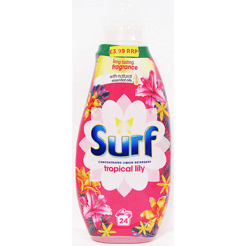 Surf Tropical Lily £3.99 24Wash (648ml × 4 × 1)