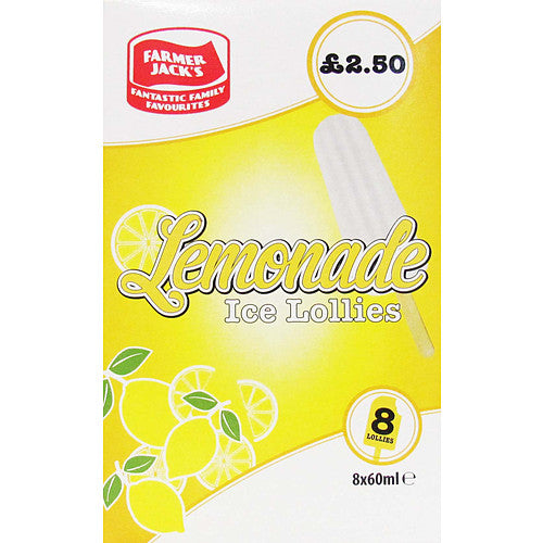 F/J Lemonade Lollies PM £2.50 (8pk × 8)