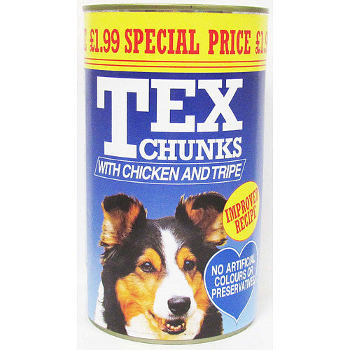 Tex Chicken & Tripe 6X PM £1.99 (1.2Kg × 6 × 1)