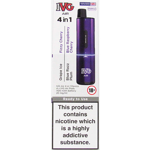 Ivg Air 4In1 Purple Edition 20Mg (8ml × 5 × 1)