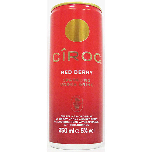 Ciroc Red Berry 5% (250ml × 12 × 1)