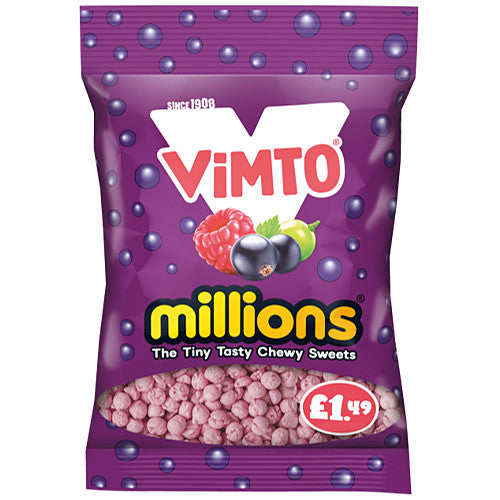 Millions Vimto Bags PM £1.49 (100g × 12 × 1)