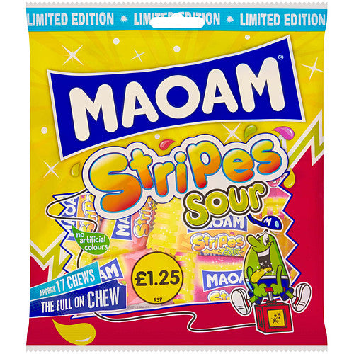 MAOAM Limited Edition Stripes Sour (140g × 14 × 1)