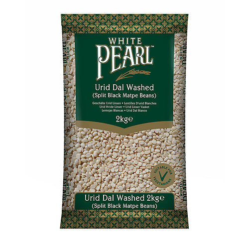 White Pearl Urid Dall Washed (2Kg × 6)