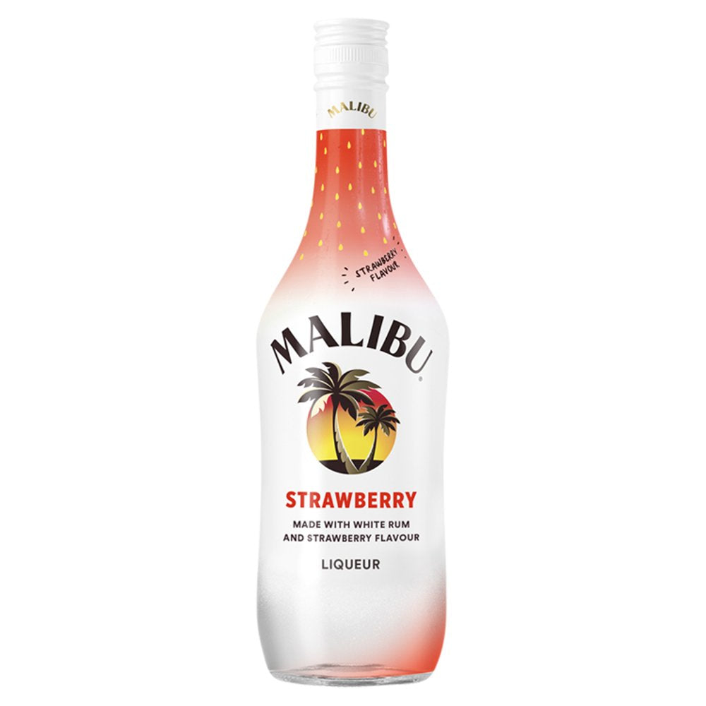 Malibu Strawberry Flavoured Rum 70cl (70Cl × 6)