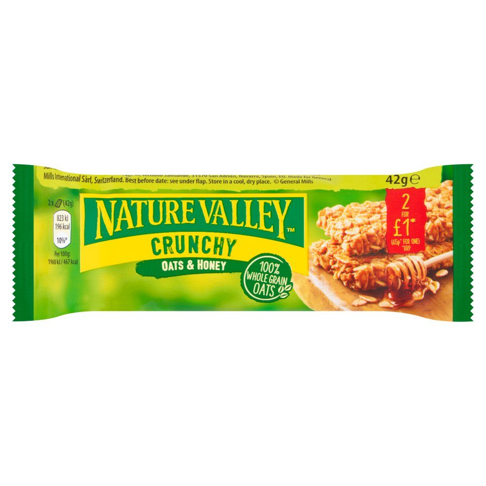 Nature Valley Crunchy Oats & Honey (1Bar × 18 × 1)