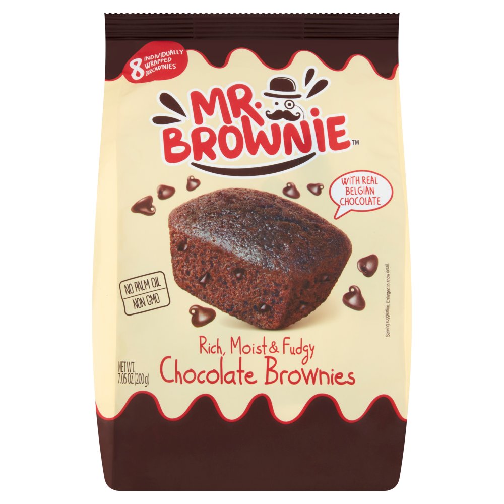 Mr. Brownie Chocolate Brownies (200g × 1)