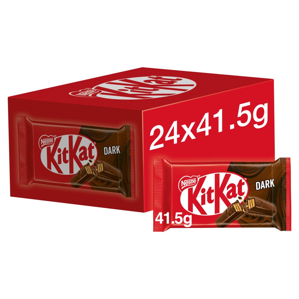 KitKat 4 Finger Dark Chocolate Bar (Sgl × 24 × 1)