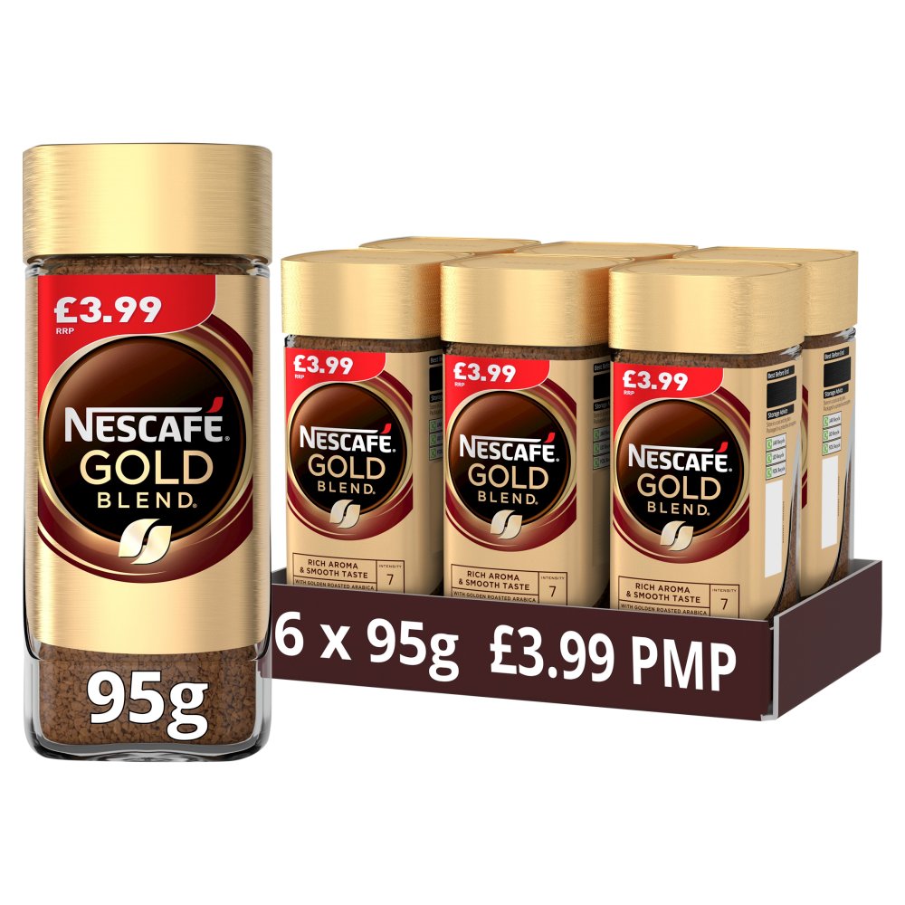 Nescafé Gold Blend Instant Coffee 95g (95g × 6 × 1)