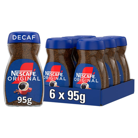 Nescafe Original Decaf Instant Coffee 95g (95g × 6 × 1)