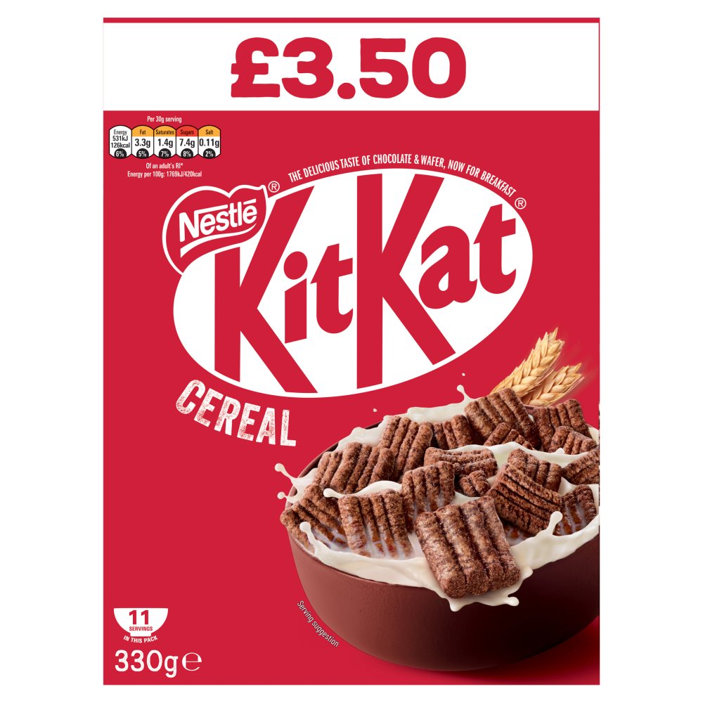 Nestle KitKat Milk Chocolate Cereal (330g × 7 × 1)