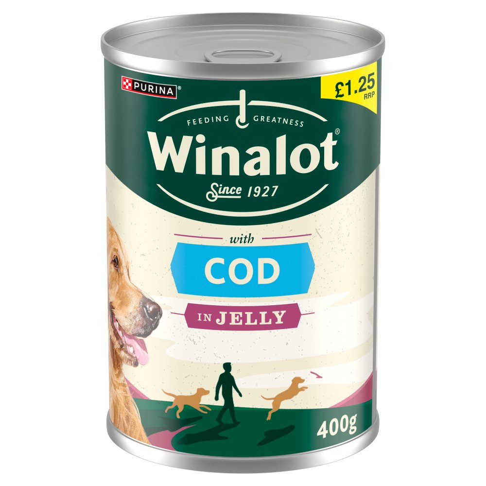 Winalot with Cod in Jelly (400g × 12 × 1)