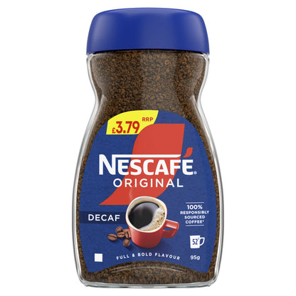 Nescafe Original Decaf Instant Coffee 95g (95g × 6 × 1)