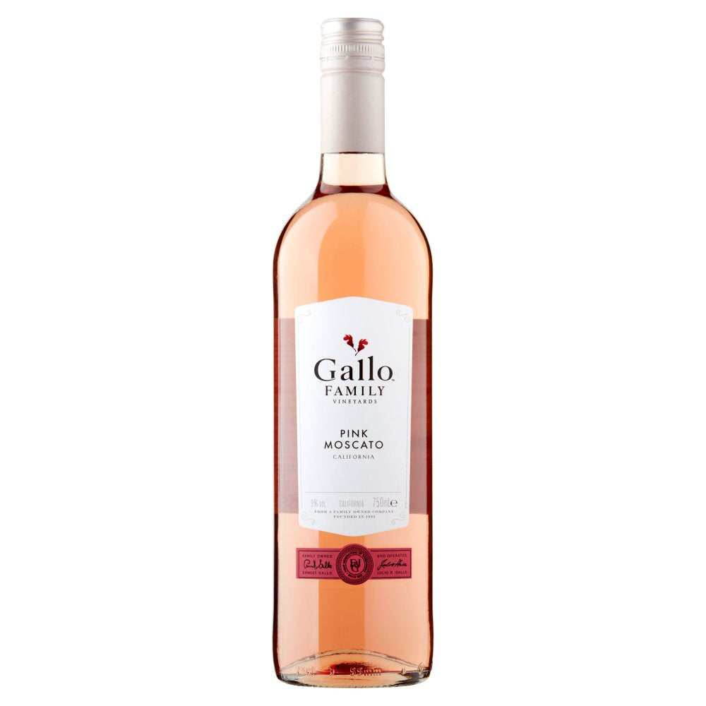 Gallo Family Vineyards Pink Moscato Rosé Wine 750ml (75Cl × 6)