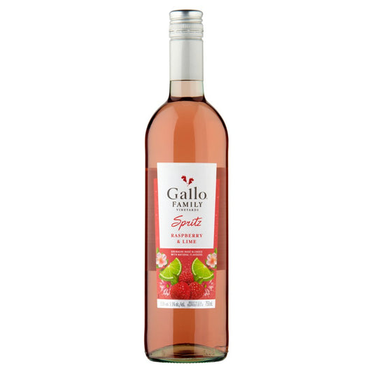 Gallo Family Vineyards Spritz Raspberry & Lime 750ml (75Cl x 6)