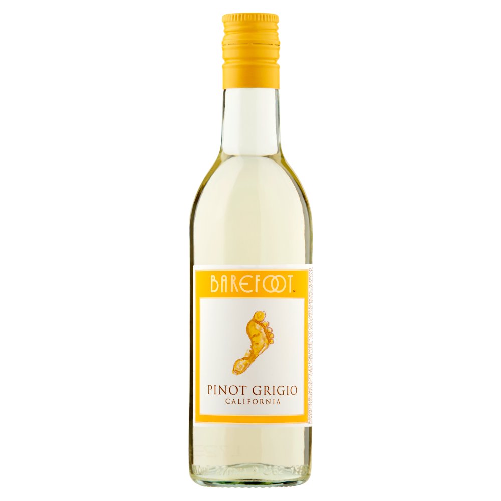 Barefoot Pinot Grigio White Wine 187ml (187ml × 12 × 1)