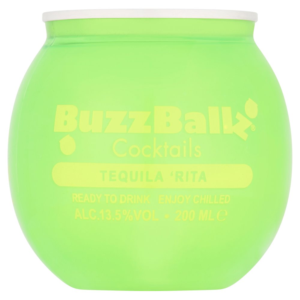 BuzzBallz Tequila 'Rita Cocktails 200ml (200ml × 12 × 1)