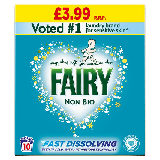 Fairy Non Bio Washing Powder 10 Washes (600g × 6 × 1)
