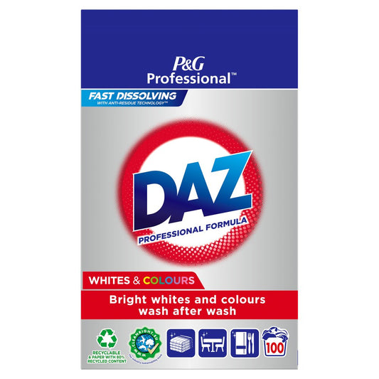 Daz Professional Washing Powder Laundry Detergent 6kg (100Wash × 1)