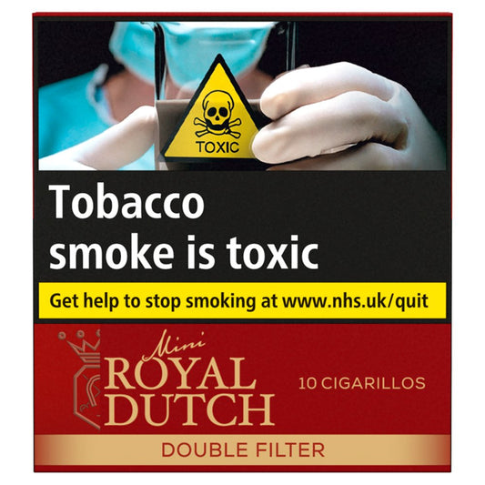 Royal Dutch Double Filter 10 Cigarillos (10s × 10 × 1)