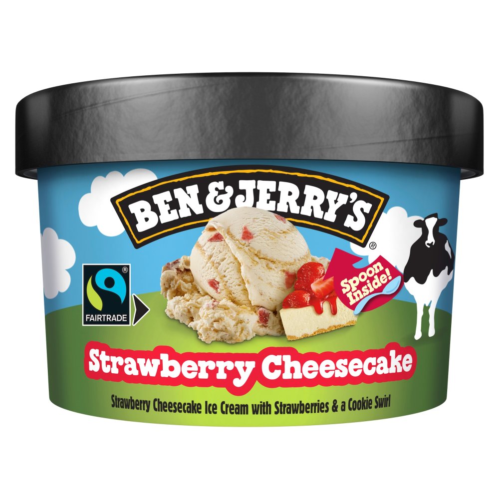 Ben & Jerry's Ice Cream Strawberry Cheesecake (100ml × 12)