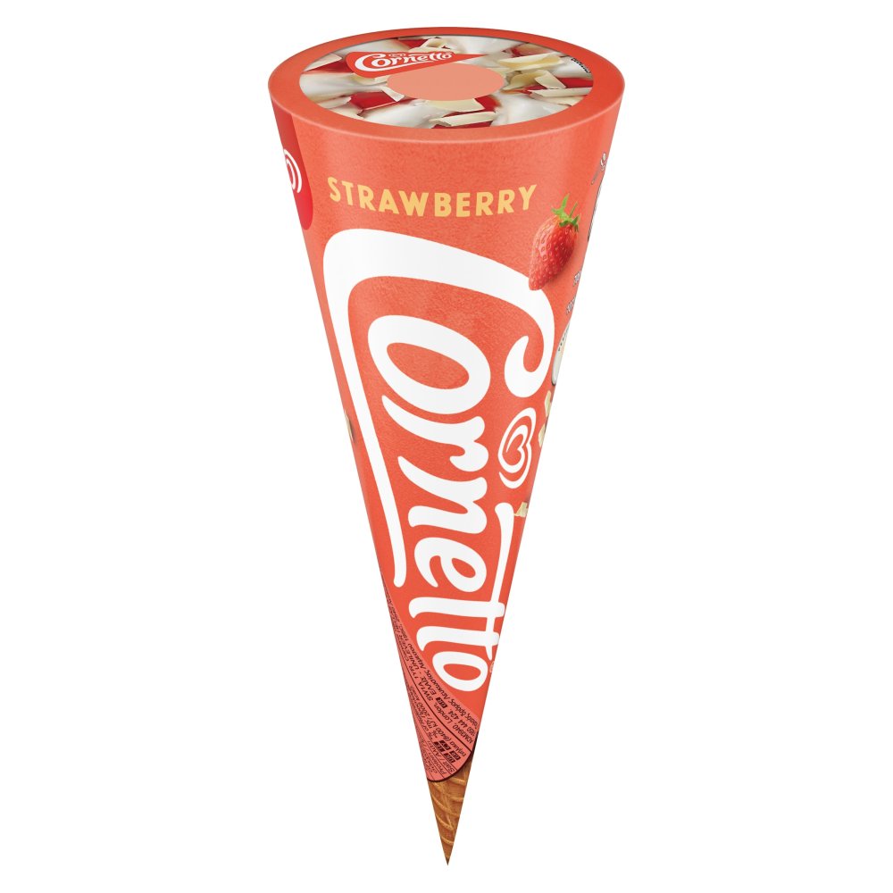 Cornetto Ice Cream Cone Strawberry (120ml × 24 × 1)