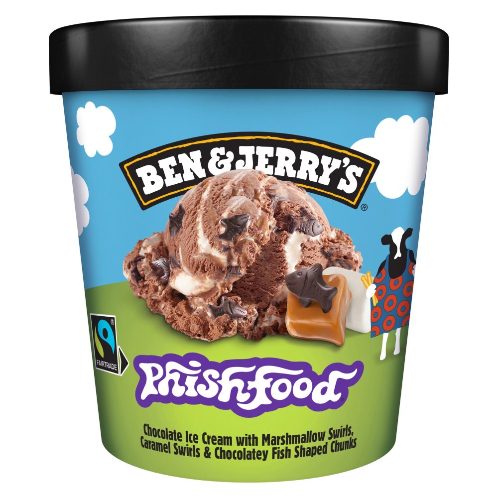 Ben & Jerry's Ice Cream Phish Food (465ml × 8)