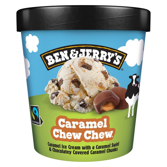 Ben & Jerry's Ice Cream Caramel Chew-Chew (465ml × 8)