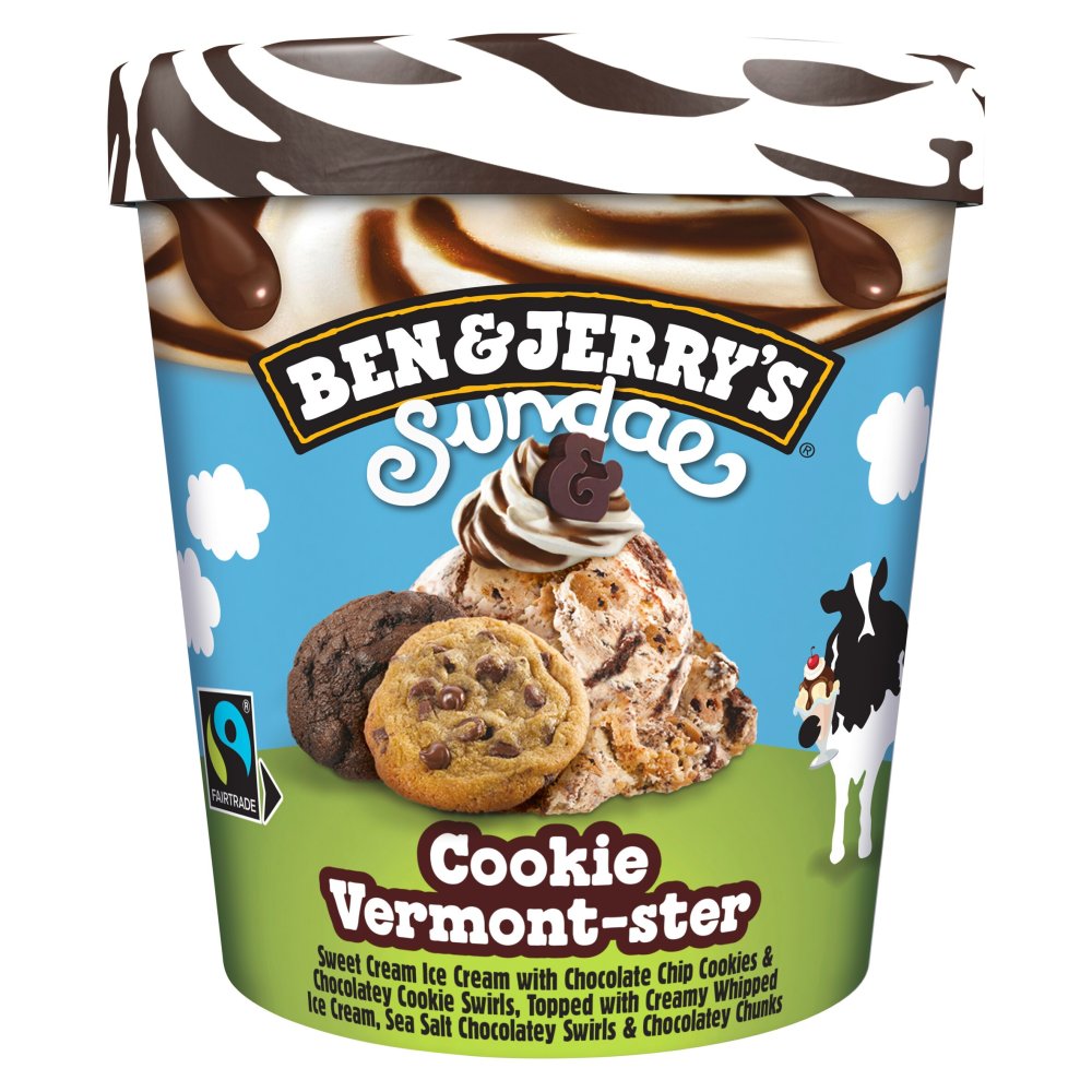 Ben & Jerry's Ice Cream Cookie Vermont-ster Sundae (N427ml × 8)