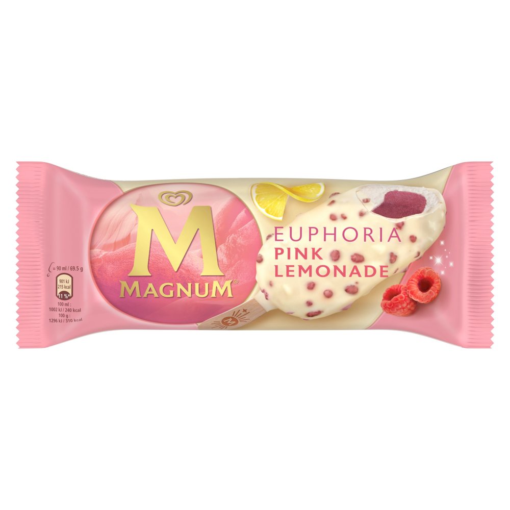 Magnum Ice Cream Stick Euphoria Pink Lemonade (90ml × 20 × 1)