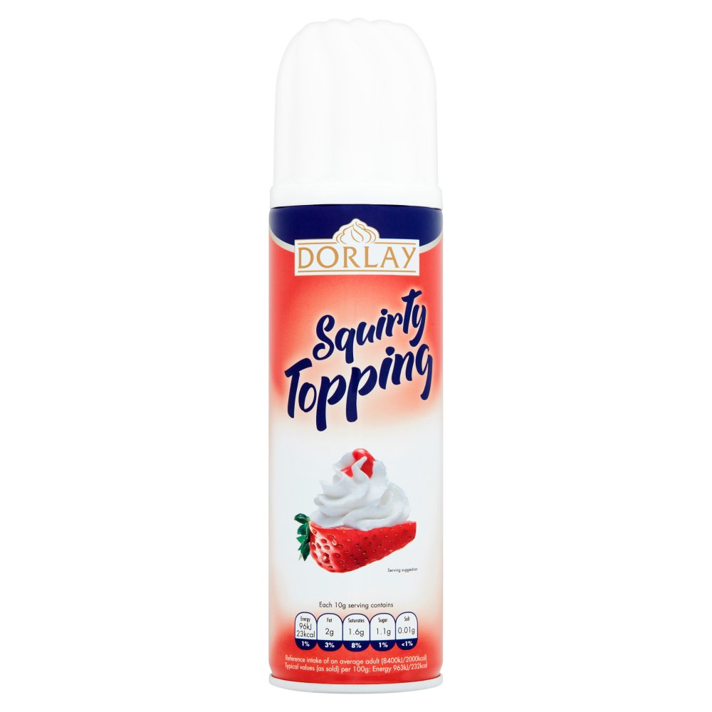 Dorlay Squirty Topping (250g × 12)