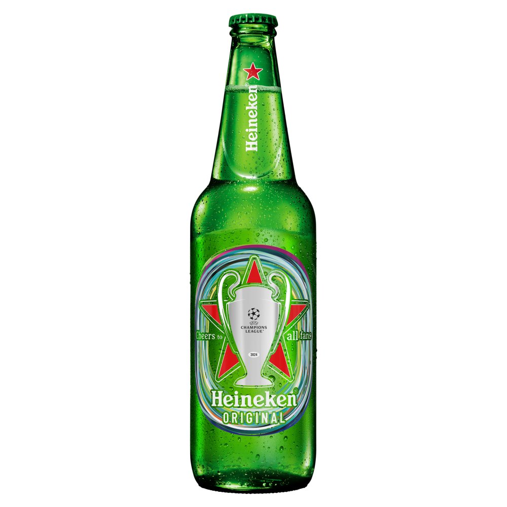 Heineken Premium Lager Beer Bottle 650ml (650ml × 12 × 1)