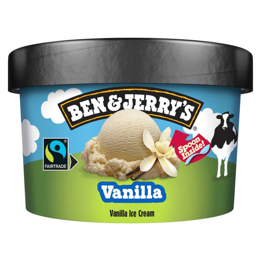 Ben & Jerry's Ice Cream Vanilla (100ml × 12)