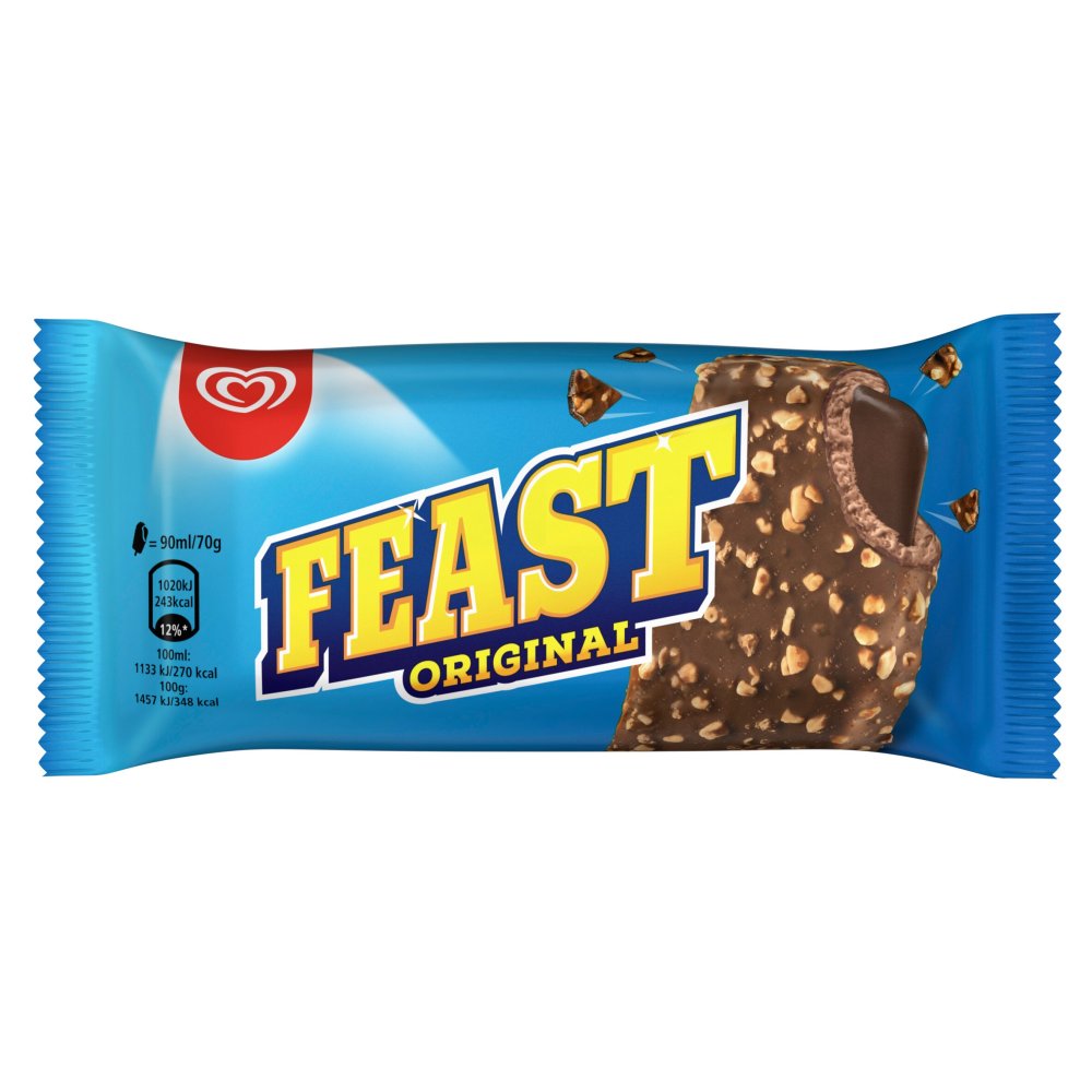 Heartbrand Ice Cream Stick Feast Original chunky chocolate (90ml × 35 × 1)