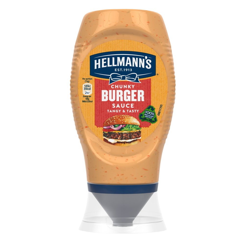 Hellmann's Condiment Chunky Burger Sauce  (250ml × 8 × 1)