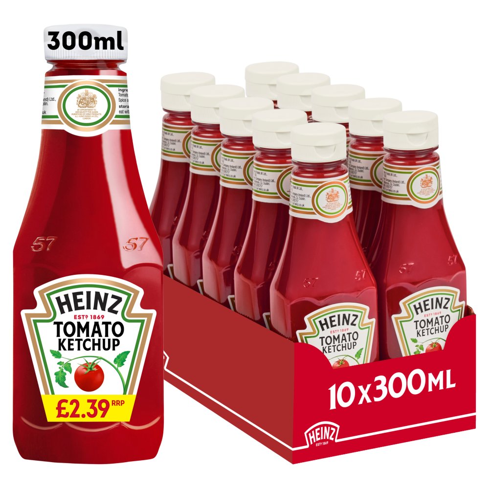 Heinz Tomato Ketchup (342g × 10 × 1)