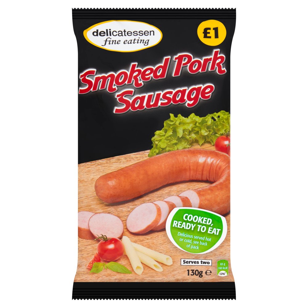 Delicatessen Smoked Pork Sausage (130g × 12)