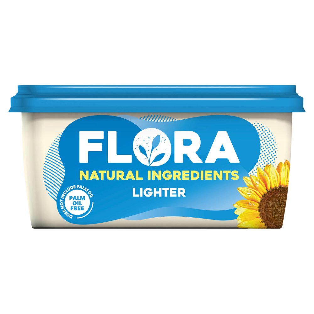 Flora Lighter Spread With Natural Ingredients (450g × 8)