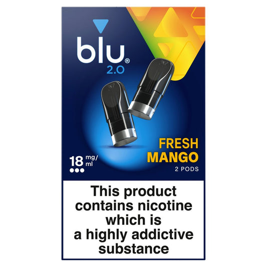 blu 2.0 Fresh Mango Vape Pods (18Mg × 5 × 1)