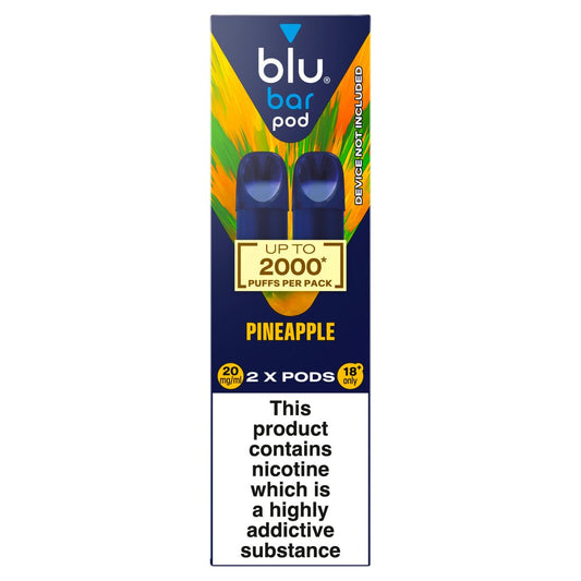 blu bar pod Pineapple Vape Pods (4ml × 10 × 1)