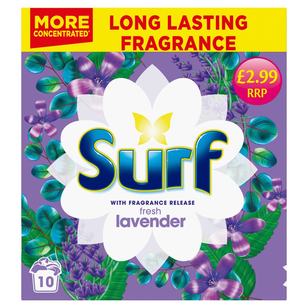 Surf LAUNDRY POWDER Lavender 500 G 10 Washes (10Wash × 7 × 1)