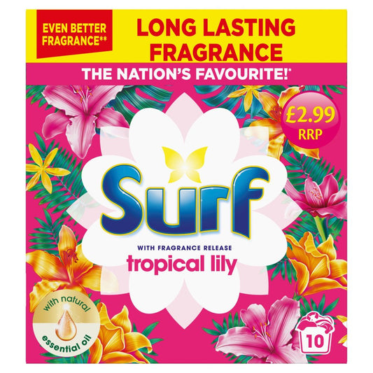 Surf Laundry Powder Tropical Lily 500 g 10 washes (10Wash × 7 × 1)