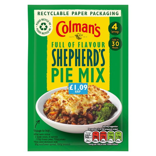 Colman's Recipe Mix Shepherd's Pie (50g × 10 × 1)