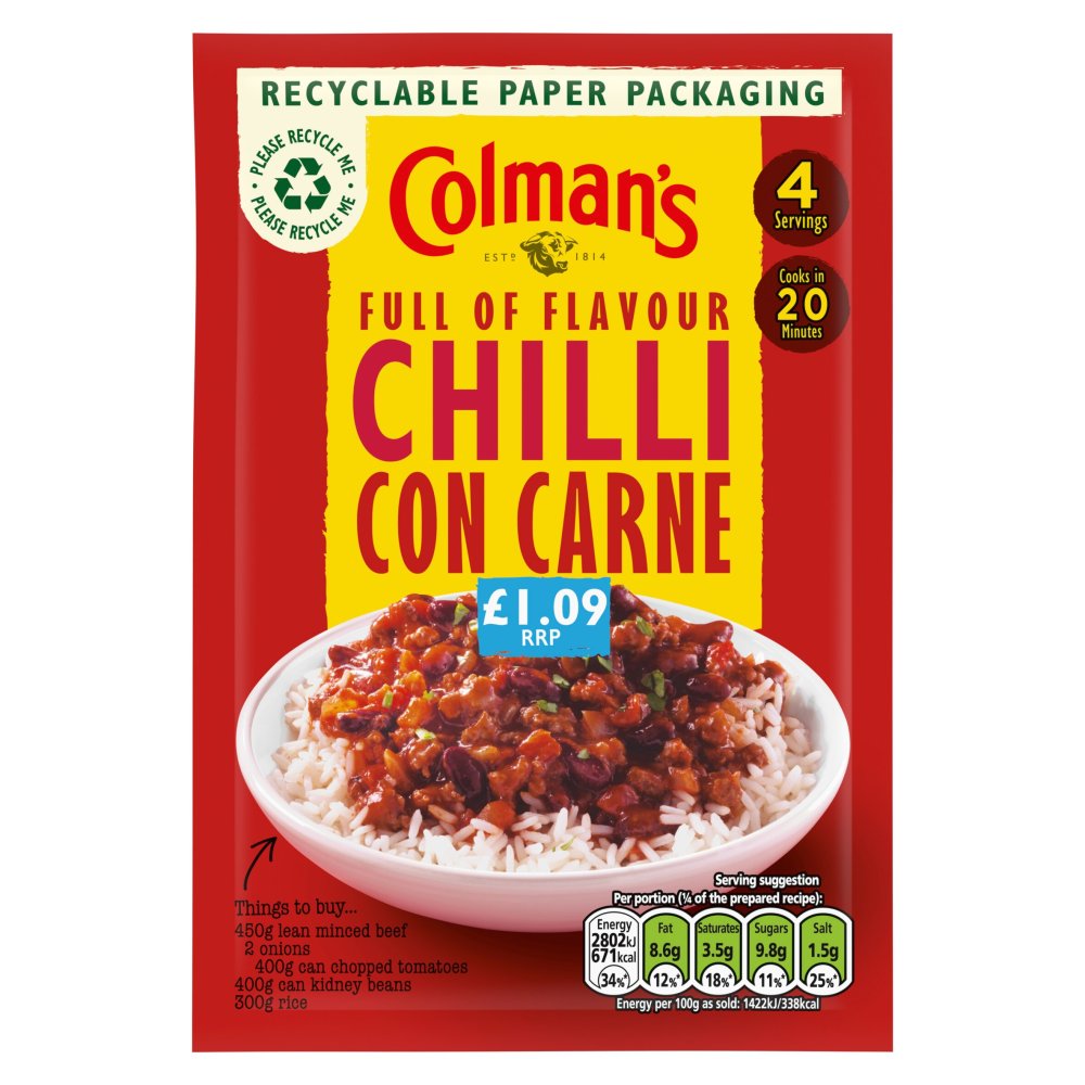 Colman's Recipe Mix Chilli Con Carne (50g × 10 × 1)