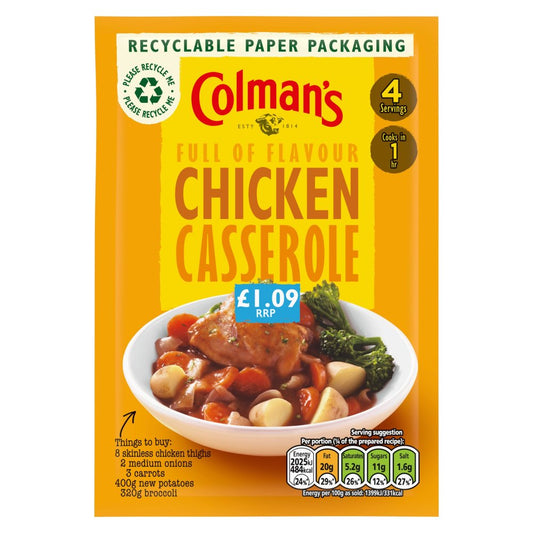 Colman's Recipe Mix Chicken Casserole (40g × 10 × 1)