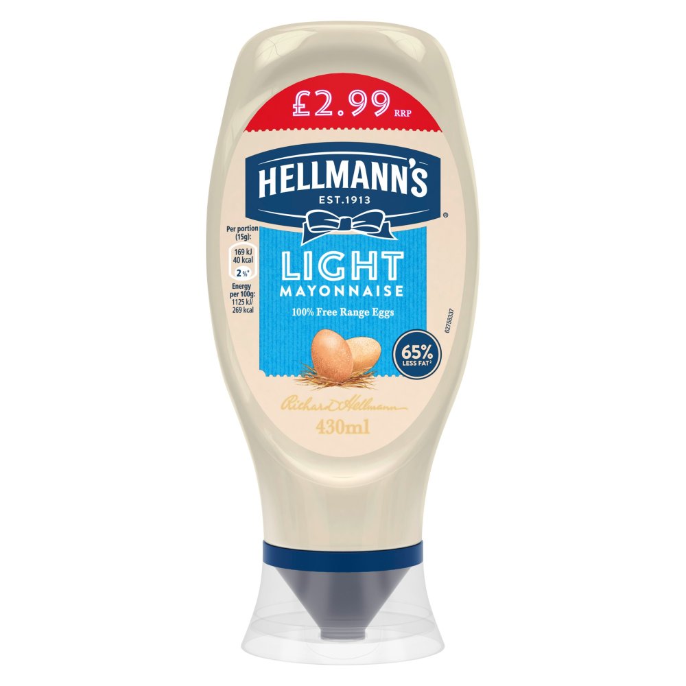 Hellmann's Mayonnaise Light (430ml × 8 × 1)